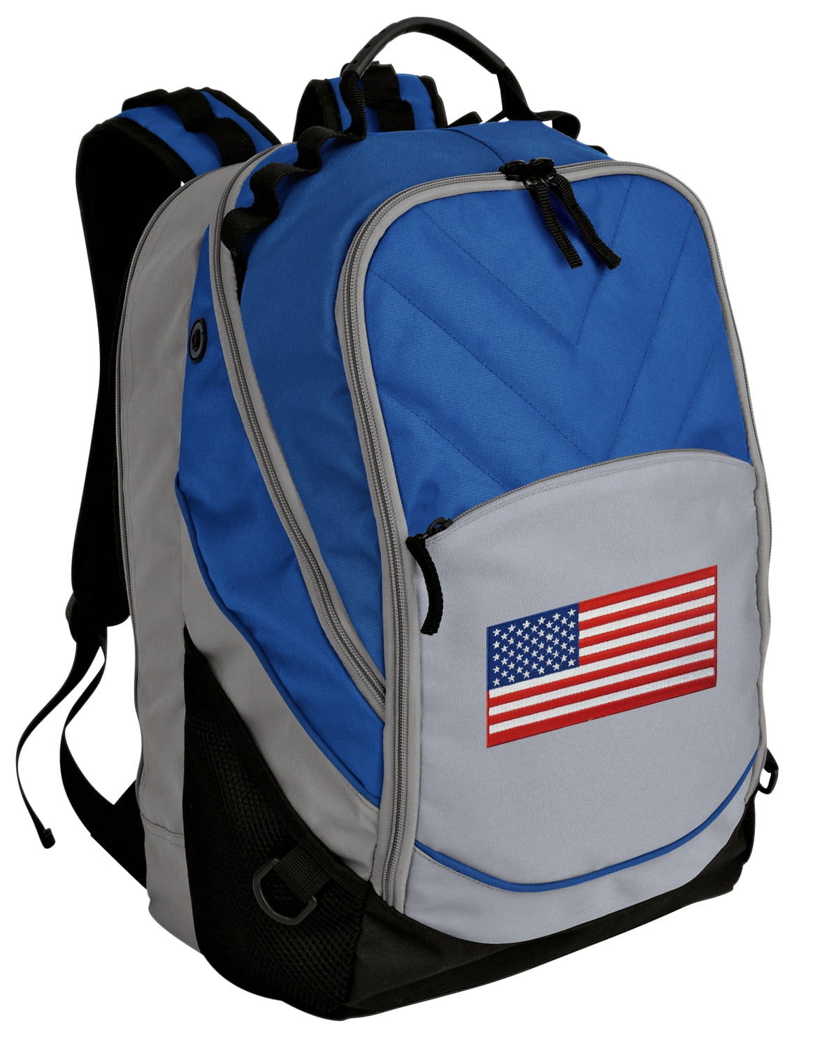 Deluxe USA Flag Laptop Backpack American Flag Backpack LOADED with