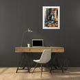 thumbnail image 3 of Manzo, Giovanni 24x32 White Modern Wood Framed Museum Art Print Titled - Manhattan, 3 of 4
