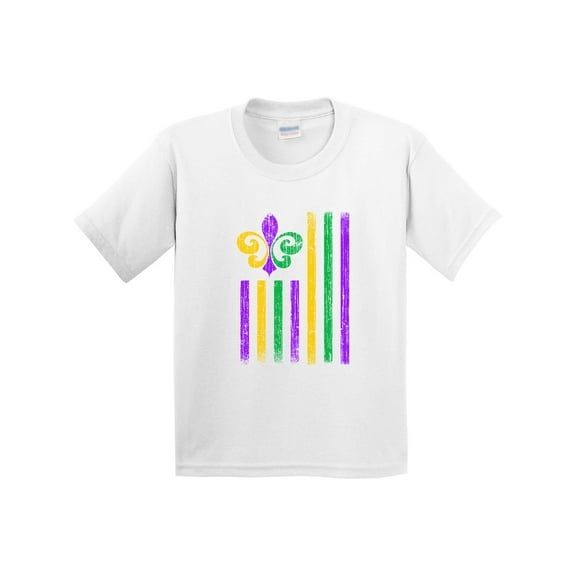 Inktastic Mardi Gras Flag 2 Youth T-Shirt