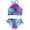 Purple, variant on LYMAYTER Kids Toddler Girls Swimsuits Outfit Beach Prints Bathing Suit Hawaiian Bikini Swimwear Set for Girls 3-14 T 2PCS