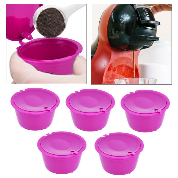 Cápsula De Café Reutilizable, Copa De Filtro De Café De 50 Mm De 50 Ml Con Cuchara, Compatible Con Modelos Melody, Genio, Mini ME, Espera Y Circolo