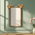 thumbnail image 5 of Funny Highlands Cow Door Corner Decor, Whimsical Home Decoration For Office Living Room Bedroom Accent Wall Or Gift For Animal Lovers And Home Decor Enthusiasts, 5 of 6