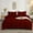 Burgundy, variant on D.N.G. BEDDINGS Luxurious 1 Piece Double Ruffle Duvet Cover With Zipper Closure, 100% Egyptian Cotton, 800 Thread Cotton Twin/Twin XL Size Aqua Blue Solid