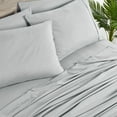 thumbnail image 3 of Bibb Home 2000 Count 6-Piece Bamboo Sheet Set with Snug Grip, 3 of 5
