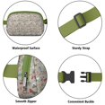 thumbnail image 5 of Gray Christmas Icon Pattern Cute Fanny Packs for Women,Travel Waterproof Crossbody Fanny Bags Waist Purse for Women Anti Theft Adjustable Strap for Running Travel Cycling, 5 of 6