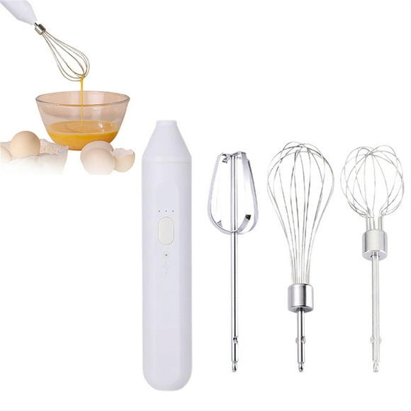 XIPYYKM Mini Hand Mixer Handheld Kitchen Mixer Egg Beater Usb Rechargeable Hand Mixer for Baking Cake Egg White Yeast Dough Include 3 Stainless Whisk Kitchen Tools Kitchen Accessories Hot Sale!