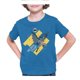 thumbnail image 3 of Playera Fan Army Justice League Talla 10 knight manga corta azul turquesa, 3 of 4