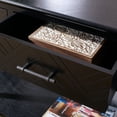 thumbnail image 3 of SAFAVIEH Peyton French 3 Drawer Console Table, Black (47.3 in. W x 13 in. D x 29.5 in. H), 3 of 12