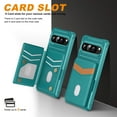 thumbnail image 2 of Allytechgroup Wallet Case for Google Pixel 9A with Credit Card Slot, Slim Fit PU Leather RFID Blocking Stand Phone Case Shockproof Protective Back Cover for Google Pixel 9A Women Men, Green, 2 of 7
