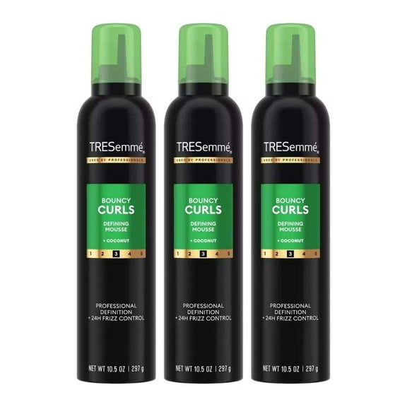 Tresemme Mousse Flawless Curl Care X-Hold 10.5 Ounce (310ml) (Pack of 3)