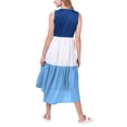 thumbnail image 2 of Women's G-III 4Her by Carl Banks Royal/Light Blue Buffalo Bills 12th Inning Colorblock Dress, 2 of 2