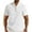 White, variant on Xunlbb Men Tops on Sale, Men's Solid Color Fallow Button V-Neck Sports Short Sleeve Shirt on Clearance, Black S