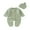 Green, variant on Bagilaanoe Newborn Baby Girl Boys Knit Jumpsuit Button Long Sleeve Bodysuit Hat 3M 6M 12M 18M 24M Infant Fall Winter One Piece Romper
