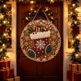 thumbnail image 7 of Christmas Diamond Painting Ornaments Kit, 9.84" 3D Sparkle Xmas Hanging Decorations, DIY Gem Art Craft Set for Adults & Craft Lovers, Holiday Tree Decor, 7 of 7