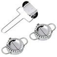 thumbnail image 3 of Mefallenssiah Stainless Steel Dough Presser Cutter+Dumpling Pie Mould Maker tool, 3 of 8