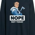 thumbnail image 3 of Avatar - The Last Airbender - Sokka Nope - Men's Long Sleeve T-Shirt, 3 of 5