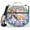 Cats and Wreath, variant on 3 Ring Zipper Binder with Shoulder Strap Waterproof Trapper Keeper 2 Inch D-Ring 500 Sheets Capacity Tree and Moon