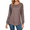 Coffee, variant on Fantaslook Womens Fall Tops Long Sleeve Shirts Casual Tunic Top Basic T Shirts Tees