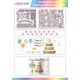thumbnail image 3 of Troqueles de corte de metal para tarjetas de cumpleaños con diseño de caja de regalo desplegable 3D, pastel y vela. Troqueles de acero al carbono para repujado., 3 of 9