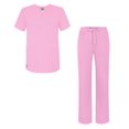 thumbnail image 1 of Adar Universal Unisex Scrub Set - Unisex V-Neck Scrub Top & Tapered Drawstring Scrub Pants, 1 of 7