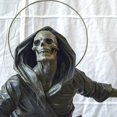 thumbnail image 4 of Escultura de esqueleto de muerte Gnomo de Halloween Adornos vintage de Halloween, 4 of 5