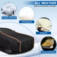 thumbnail image 4 of Car Cover Custom Fit for Ford Mustang 2005-2014 420D Heavy Duty Indoor Outdoor Full Exterior Covers All Weather Sun Rain UV Dust Snow Protection, 4 of 12