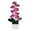 Hot Pink, variant on Artificial Flowers In Pot Decor, Ongmies Fake Faux Flowers Bouquets, Artificial Orchid Flower Arrangements In Pot – Elegant Faux Floral Bouquets for Table Centerpieces, Dining, Kitchen