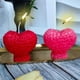 thumbnail image 3 of Vela de aromaterapia con aroma a rosa | Diseño de Peonía en Forma de Corazón | Mezcla de parafina de cera de abejas de soja de larga duración | Fragancia decorativa para el hogar | Ambiente, 3 of 7