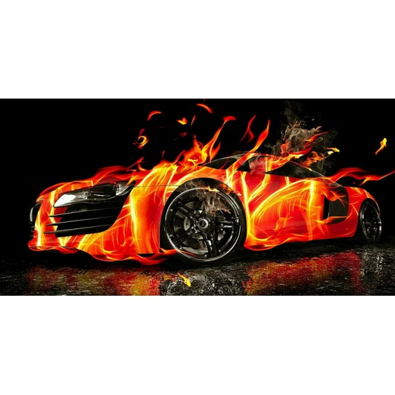 Hot Wheels II - CANVAS OR PRINT WALL ART