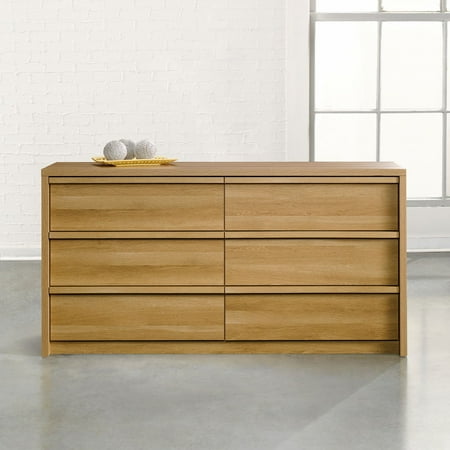 Sauder Soft Modern Ii 6 Drawer Dresser Walmart Com