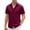 08#Wine, variant on Men's Short Sleeve Dress Shirts Stretch Stain Shield Casual Button Down Shirts Solid Formal Shirt