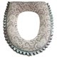thumbnail image 1 of Dinheiro - Funda cálida para asiento de inodoro, lavable, alfombrilla para taburete con cremallera, 1 of 5