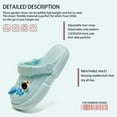 thumbnail image 2 of Hobibear Garden Clog Toddler Slip on Beach Slipper Sandals(Toddler/Little Kids/Big Kids)Blue 7-8, 2 of 7