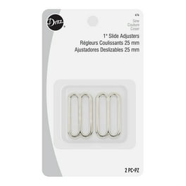 Dritz Adjustable Slide Buckles 1-Inch - Copper Finish 2-Pack For Belts, Bags & Straps
