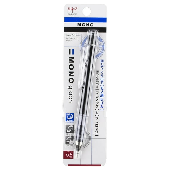 Tombow Mono Graph Mechanical Pencil .5mm-Black HB