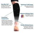thumbnail image 5 of 1pair Calf Compression Sleeves for Men & Women - Leg and Shin Compression Sleeves for Runners, Cyclist - Shin Splint, Blood Circulation and Recovery Aid, 5 of 6