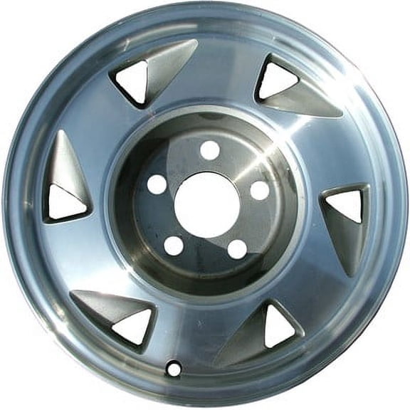 KAI 15 X 7 Reconditioned OEM Aluminum Alloy Wheel, Dark Sparkle Gray Silver Textured, Fits 1994-1999 Chevrolet S10 Pickup