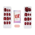 thumbnail image 3 of Presion Nails Impress «Hidden Gem», color rojo, talla corta, 3 of 7