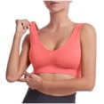 thumbnail image 3 of Aoochasliy Bras for Women Clothes 1-3 Pack Sports Bra without Wire Free Support Yoga Running Vest Underwires, 3 of 8
