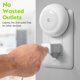 thumbnail image 2 of 4 Pack Luz de Noche Enchufable,Luces nocturnas se conectan a la pared para Niños,con Sensor de Luz de Atardecer a Amanecer, luz nocturna LED 0.5W para Interior,Escaleras,Sala (luz blanca, 4), 2 of 6