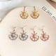 thumbnail image 2 of Xiao Hua Pendientes colgantes de estilo retro, nuevos y únicos, para mujer, estilo étnico bohemio, joyería vintage (oro rosa)., 2 of 2