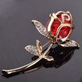 thumbnail image 2 of Hbdhejl Clip Scarf Bouquet Brooch Pin Flower Wedding Decoration Crystal Rhinestone Rose Decoration Hangs, 2 of 7