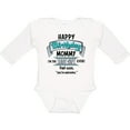 thumbnail image 3 of Inktastic Happy Birthday, Mommy I'm the Best Ever in Blue Boys or Girls Long Sleeve Baby Bodysuit, 3 of 5