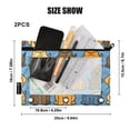 thumbnail image 3 of Cartoon Line Puppy 2 Pack Pencil Pouch for 3 Ring Binder Smooth Zipper Folders with Pockets Clear Window Pencil Case, 3 of 6