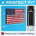 Outdoor TV Cover 55 Inch Weatherproof and Waterproof Smart Shield TV