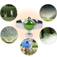 thumbnail image 4 of 360 Degree Metal Circular Pattern Sprinkler For Yard Lawn Watering - Green - 2 Pieces, 4 of 5