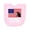 AD-Pink, variant on Inktastic Military Uncle is My Hero Us Flag Newborn Bib