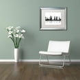 thumbnail image 3 of Trademark Fine Art "Houston Texas Skyline BG-1" Canvas Art by Marlene Watson, White Matte, Silver Frame, 3 of 4