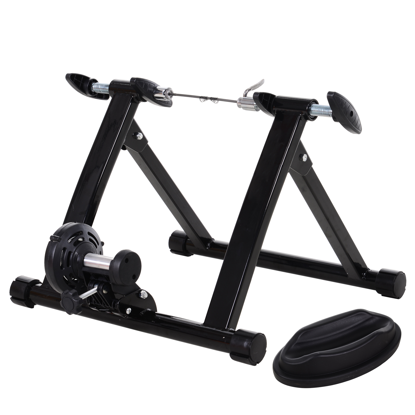 Soozier Folding Indoor Magnetic Bike Exercise Trainer Converter