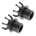 thumbnail image 2 of Front Axle Cap Covers Distinctive Crown Styling CNC Aluminum Alloy for Motorbike ModificationBlack, 2 of 5